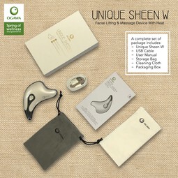 OGAWA Unique Sheen W Facial Lifting and Massage Device With Heat* [Apply Code: 7TM12]